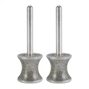 2 Pack Diamond Dog Nail Grinder Bits for Rotary Tool Fits for Dremel and Many Others