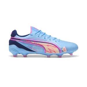 PUMA Mens King Ultimate Volume Up Firm GroundArtificial Ground Soccer Cleats  - Blue