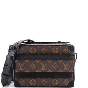 Pre-owned Louis Vuitton material Messenger Bags Handle Soft Trunk Bag Macassar Monogram Canvas by Rebag