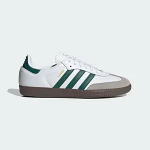 adidas Samba OG Cloud White Collegiate Green JH8797 Youth Authentic Shoes Footwear Sneaker Trainer Comfortable Walking Fashion Trending Gift