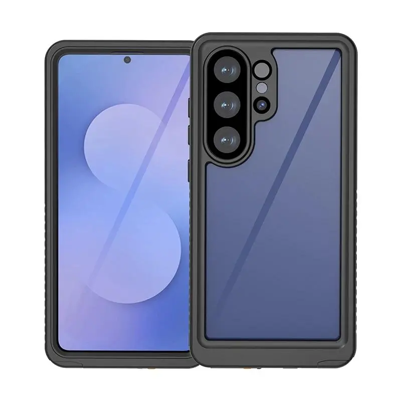 LUCY IP68 Waterproof Case For Samsung Galaxy S26 S25 S24 S23 S22 Ultra Plus Fully Sealed Aluminum Swimming PC TPU Phone Luxury Cover