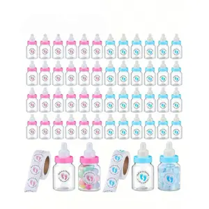 Baby Bottle Party Favors, Empty Mini Bottle with Thank You Sticker, DIY Party Gift for Baby Shower Birthday Party Decor, Party Favors Assortment, Diy Customization, Personalized Gifts