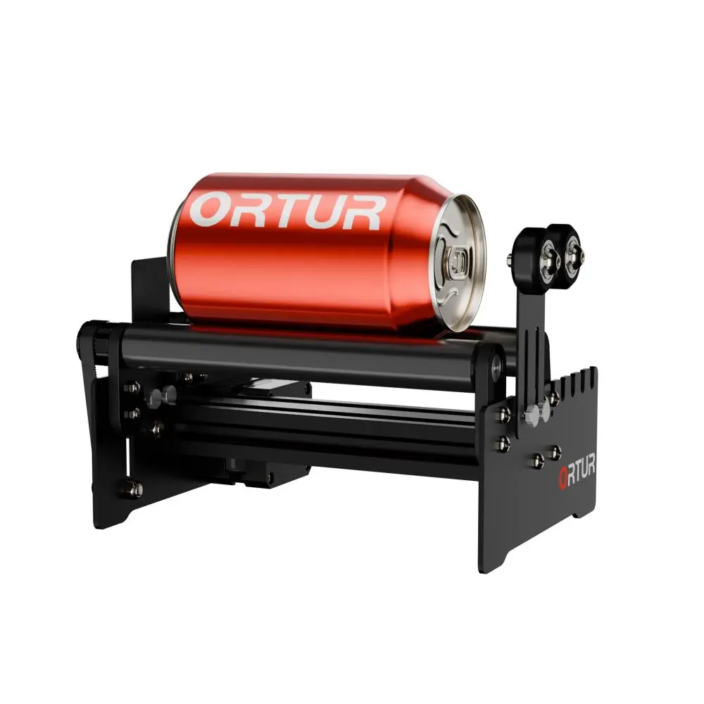 Ortur YRR2.0 Rotary Chuck Roller for Engraving Cylindrical Objects, Wine Glass, Tumbler, Engraver Accessory