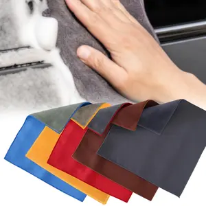 Premium Double Sided Car Drying Towel,  12" x 24" Super Absorbent Scratch-Free for Wet & Dry Use, Multipurpose Washable & Durable Car Internal External Soft Cloth Non-Scratch Cleaning for SUV Pickup Truck VAN Sedan Coupe