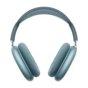 Apple AirPods Max Wireless-Blue Over-Ear Headphones with Wireless Technology and Blue Color Electronic Audio Connection Earbud Headset