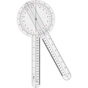 Goniometer 12 inch, 360 Degree(Plastic)