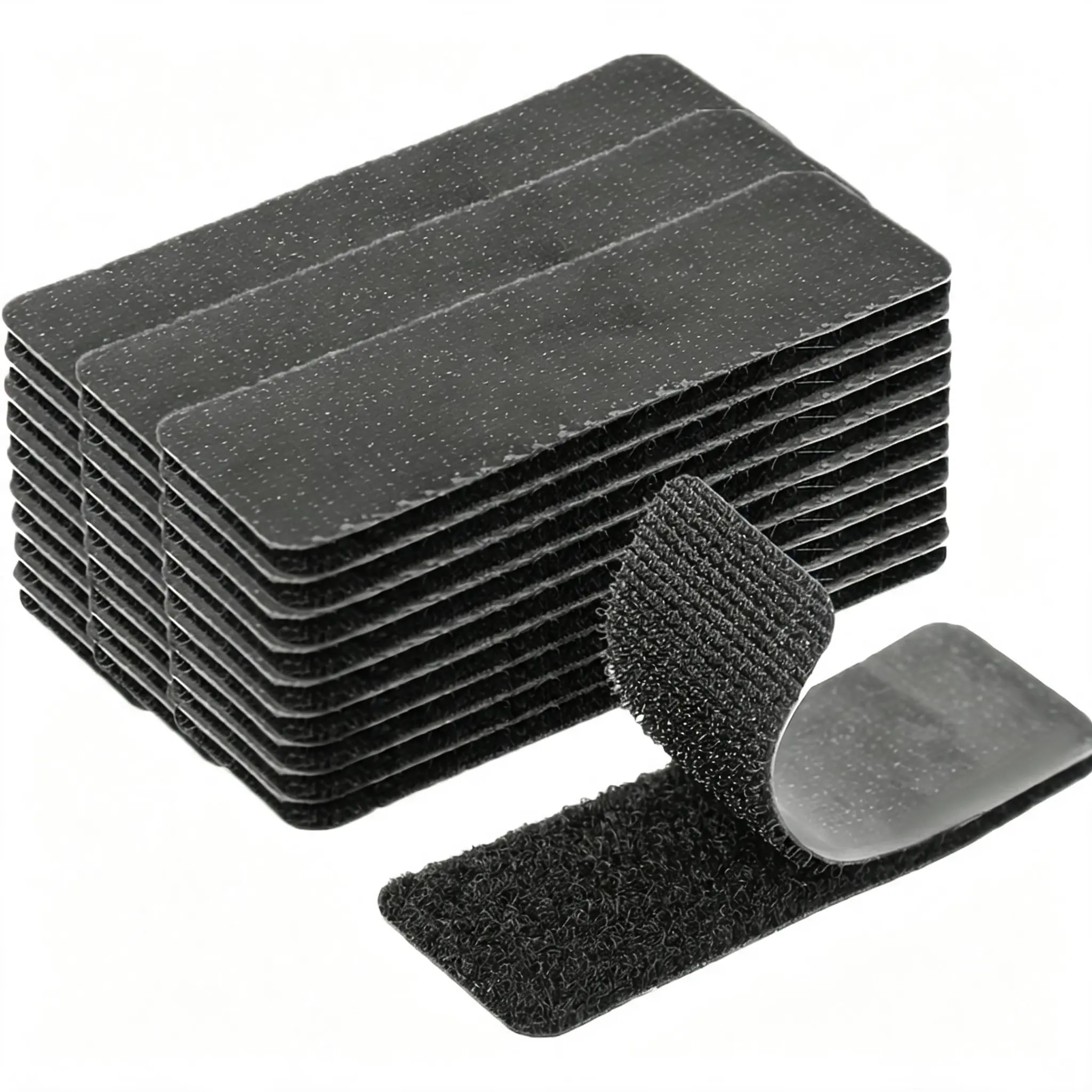 Heavy Duty Water-Resistant Self-Adhesive Double-Sided Hook-and-Loop Strips, Versatile Mounting Tape for Wall Hanging Picture Frames, Cable Organization (Home & Office Use)
