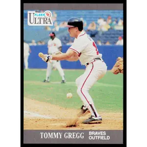 Tommy Gregg 1991 Ultra #6 Atlanta Braves