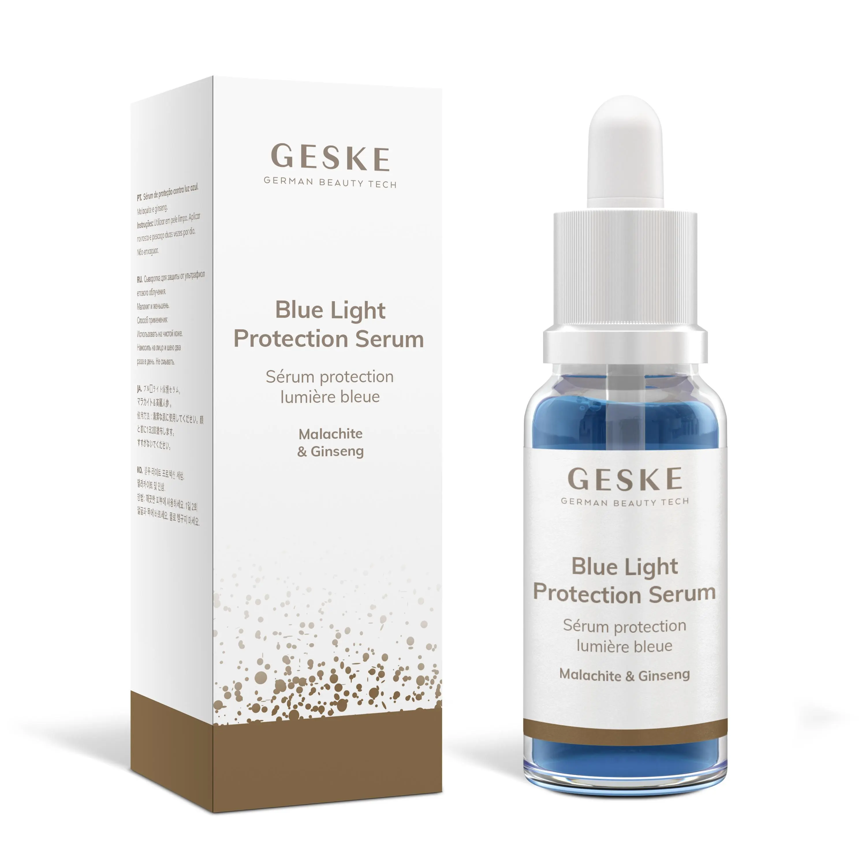 GESKE Blue Light Protection Serum | Protection Against Digital Skin Aging from Screens | Combats Pigmentation | Anti-Aging | Vegan | No Animal Testing | Complements GESKE SmartAppGuided™ Devices