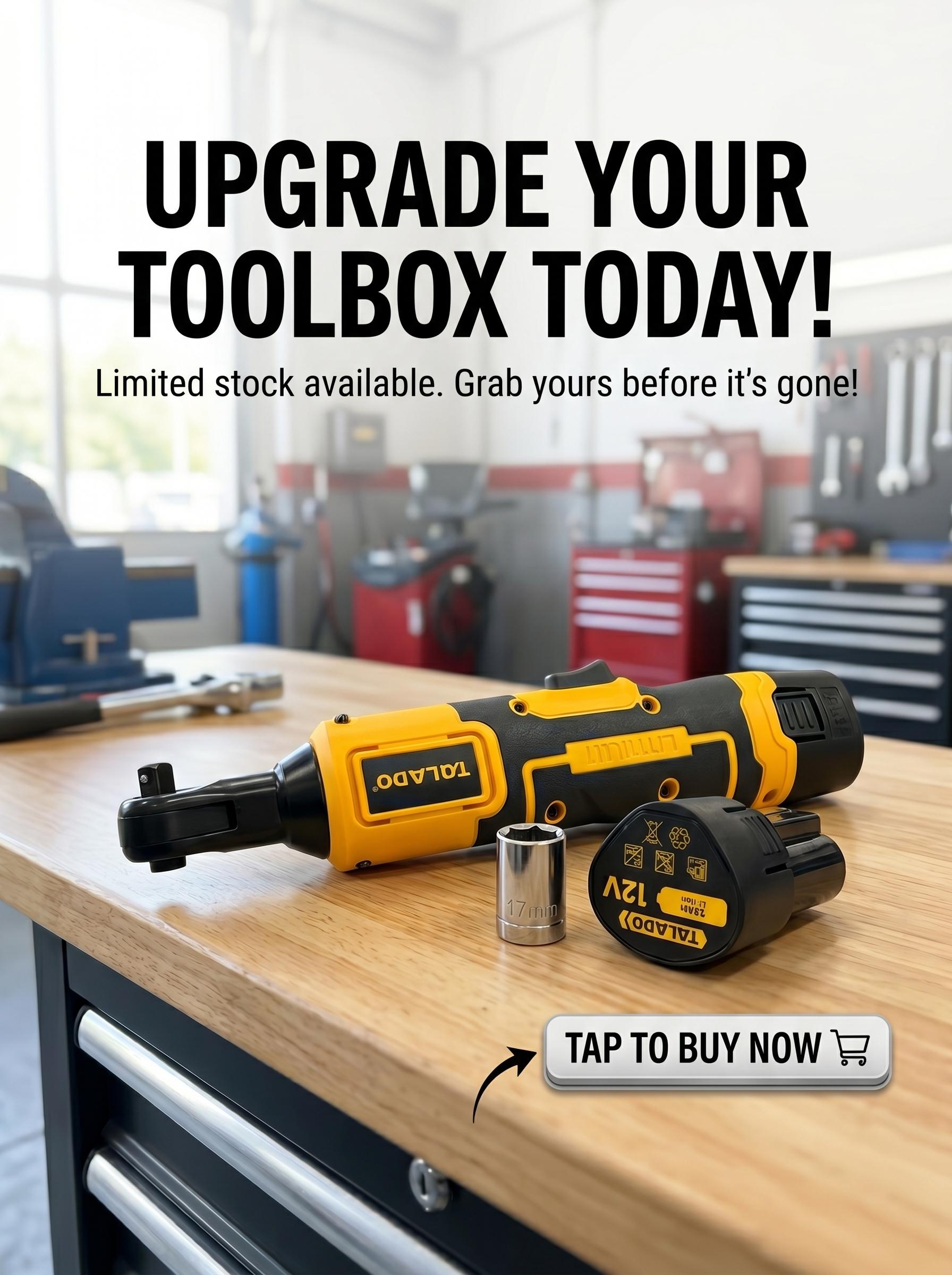 12V Cordless High-Torque Impact & Ratchet Wrench Set - Impact Wrenches with 12V Portable Use & Cordless Freedom, Nut Removal Auto Repair Assembly & Disassembly Tool for Auto Maintenance, DIY Projects