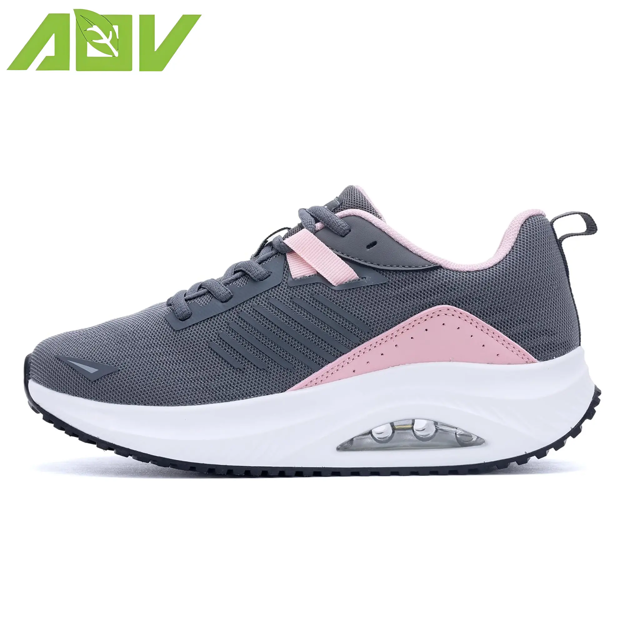 AOV Women's Fashion Lace-up Walking Sneakers with Orthotic Arch Support, Durable Non-Slip Design for Everyday Comfort, Durable Walking Shoe, Walking Everyday Shoe