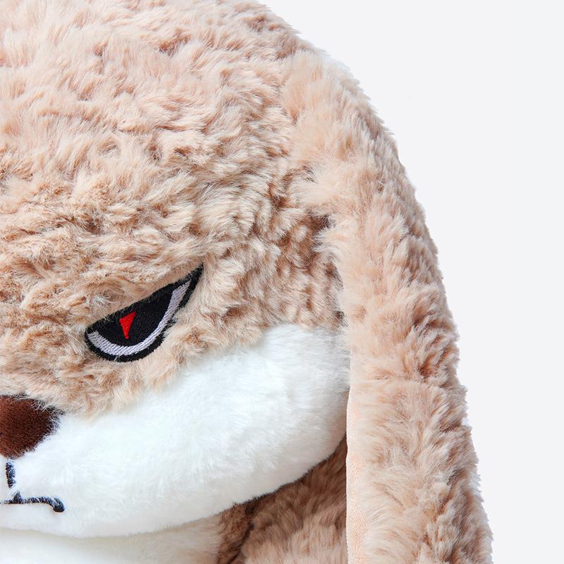 【ZEIO TOYS】Christmas gift-giving Cool drop drop rabbit plush toy doll Cute rabbitdoll comfort doll Holiday gift companion Valentine's Day giftBunny Funny ear Perfect for a Gift (Brown)