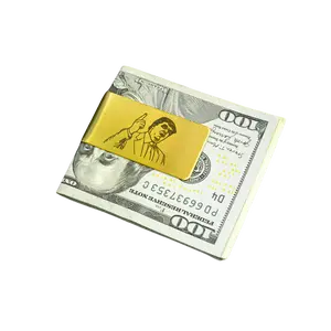 Donald Trump President Money Clip - Motivational Luxury Cash & Card Holder - 100% Stainless Steel - Ideal Gift for Special Days