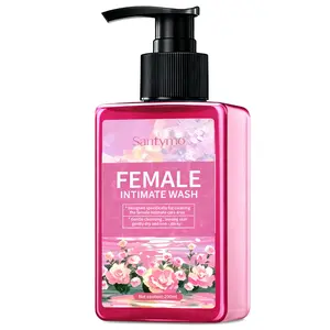 JD CONCEPT Santymo Gentle Feminine Intimate Wash, pH-Balanced Body Wash for Women, Menthol & Plant Extracts Daily Hygiene Care, Soothing Enriched with Glycerin, 6.76 Fl Oz