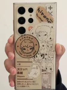 Hirono Kawaii Vibe Phone Case, Aesthetic Cover for iPhone X to 17 –  SS Galaxy S21 to S25 Ultra, Plus with Suction