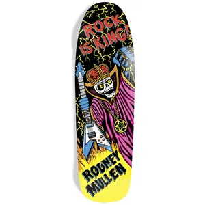 World Industries Skateboard Deck Rodney Mullen Rock is King 9.625" x 31.8"