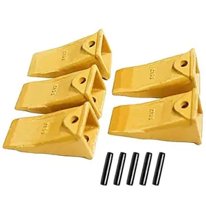 BDI Wear Parts 5 Pack X156 Mini Excavator Bucket Teeth, Excavator Tooth with P156 Pins for Skid Steer and Mini Excavators utility