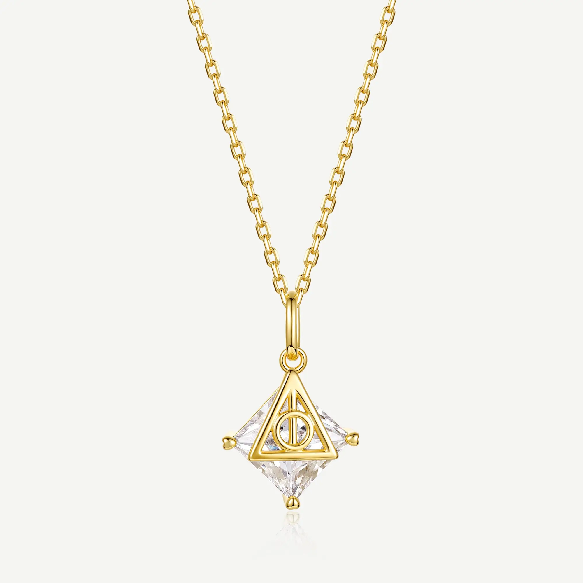 Harry Potter x FANCIME Deathly Hallows 925 Real Silver Necklace, Sterling Silver Necklaces & Pendants, 925 Real Silver Silver Necklaces & Pendants