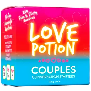 Love Potion - Couples Conversation Starter Card Game, 240 Fun Questions for Date Night & Romantic Relationships, Gift for Intimacy & Travel