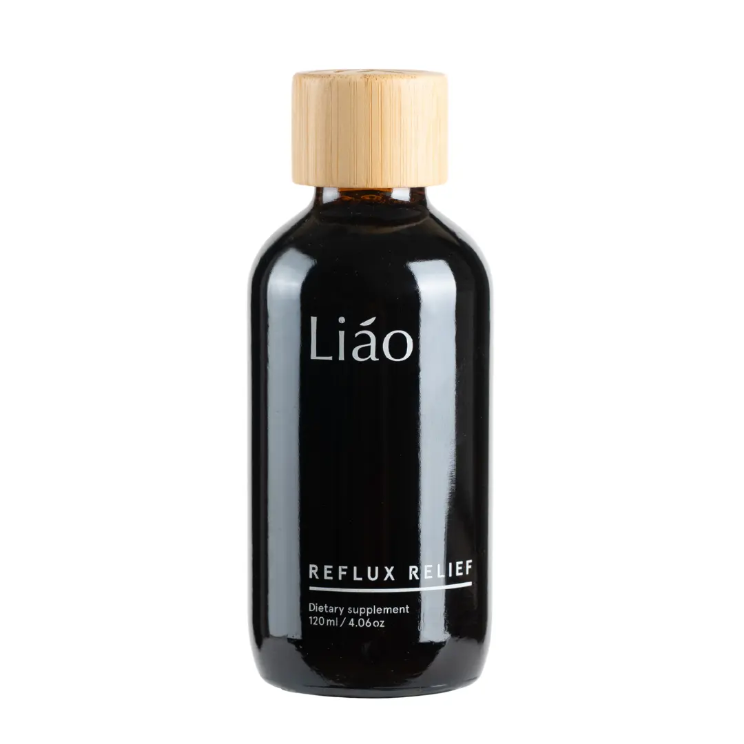 Liao Reflux Relief Herbal Syrup, Digestion and Bloating Support, Acid Reflux and Heartburn, Doctor Formulated Chinese Medicine, 10:1 Concentrated, Third Party Tested, 60 Servings