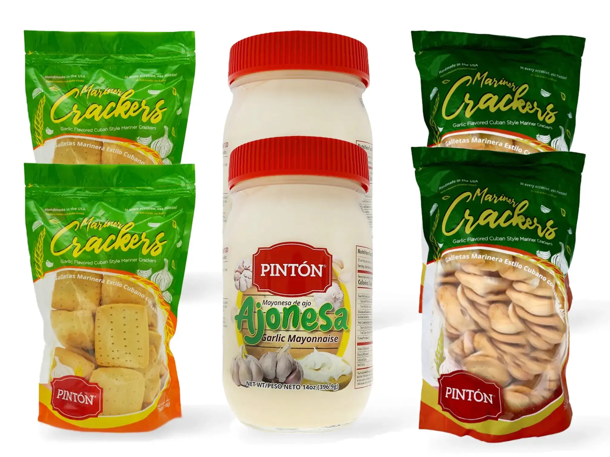 Pintón Triple Combo (PACK2): Cuban Biscuits, Garlic Biscuits & Aioli ...