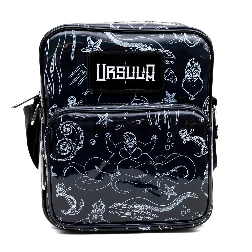 Women's Holographic Crossbody Purse, Convertible Sea Witch Villain Vegan Leather Mini Backpack for Theme Parks, Chic Crossbody Bag, Casual