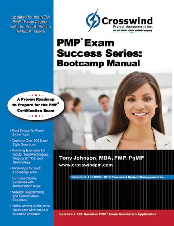 USED Book - PMP Exam Success Series: Bootcamp Manual (with Exam Simulation Download) 8th edition by Tony Johnson MBA (2009) Paperback by Tony Johnson MBA (Paperback) - english