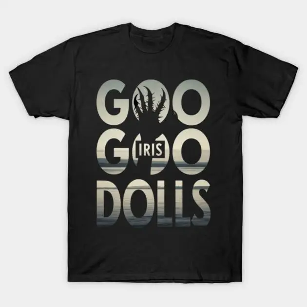Goo Goo Dolls Iris Hand Silhouette T-Shirt, Classic 90s Rock Music Tee