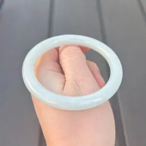 Burmese Jadeite RM24066 Certified Untreated Grade A Jade Bracelet - Round 52.5mm