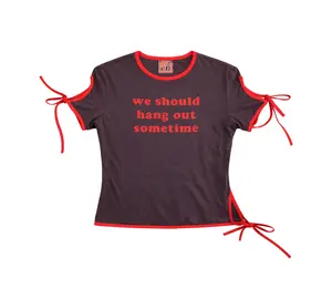 Quality time Tee - Chocolate and Cherry