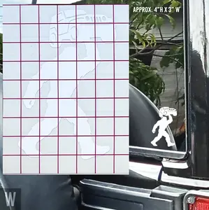 3 pcs Bigfoot Adventure Decal • Sasquatch Car Jeep Motorcycle Bumper Badge-like