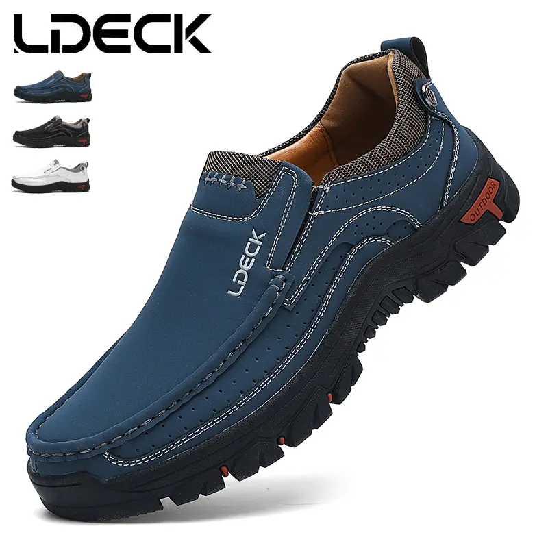 [Men's Sneakers Chukka Boots] LDECK Men's Fashion Sneakers Chukka Boots Breathable Daily Casual Work Office Shoes