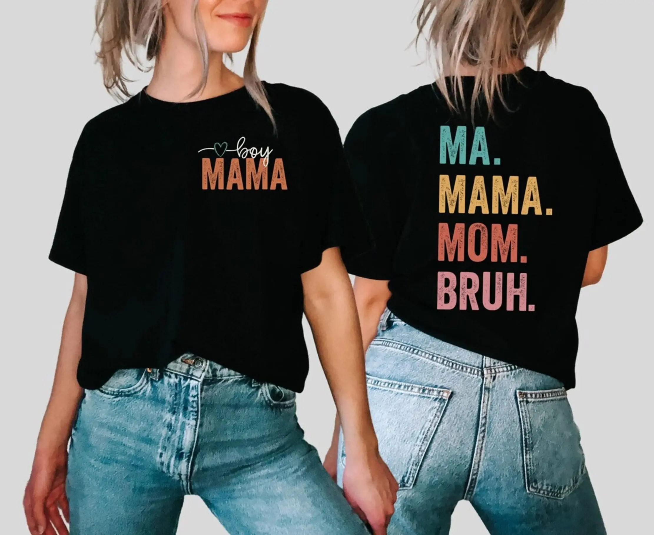 Mothers Day Shirt, Mom TShirts, Mama T Shirt, Best Mom T-Shirt, Favorite Mom Shirts,Mama Mommy Mom Bruh Shirt,Mommy Day Shirt