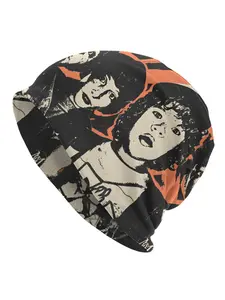 1 PC upside down Bonnet Homme Autumn Spring Thin Hat Hellfire Club Skullies Caps For Men Women Creative Fabric Hats