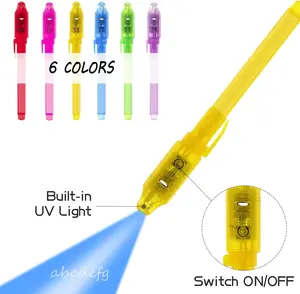 Invisible Ink Pens Set: 6-Pack Secret Spy Pens for Fun Office Pranks, Brainstorming, and Team Building - Perfect for Gifting & Office Activities