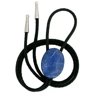 74.50 Carat Oval Afganistan Rich Blue Lapis Cab Bolo Tie Cord Tips EPBT316/72225