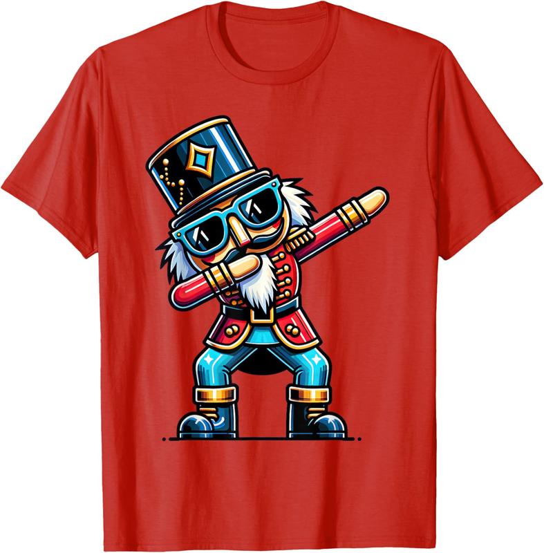 Christmas Nutcracker Dabbing Boys Santa Xmas Gift Unisex T-Shirt Sweatshirt Hoodie Hooded Cotton Menswear Man Classic Short Sleeve Tshirt Christmas Nutcracker Dabbing Boys Santa Xmas Gift Unisex T-Shirt Sweatshirt Hoodie Hooded Cotton Menswear Man Classic Short Sleeve Tshirt