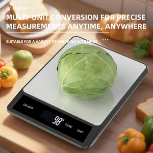 High precision Digital Kitchen Scale, Baking Scale, Household Electronic Scale, Stainless Steel Food Gram Weight Scale, Mini Digital Scale
