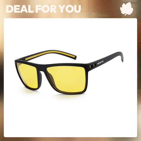 ZENOTTIC Polarized High Quality Sunglasses - Unisex Full-Rim TR90 Tac Eyewear, Lightweight Durable Sunglasses, Anti-Glare Lenses, 100% UV400 Rays Shields, HD Vision, Fog & Rain Clarity, Fashion Accessory Great for Driving, Cycling, Hiking
