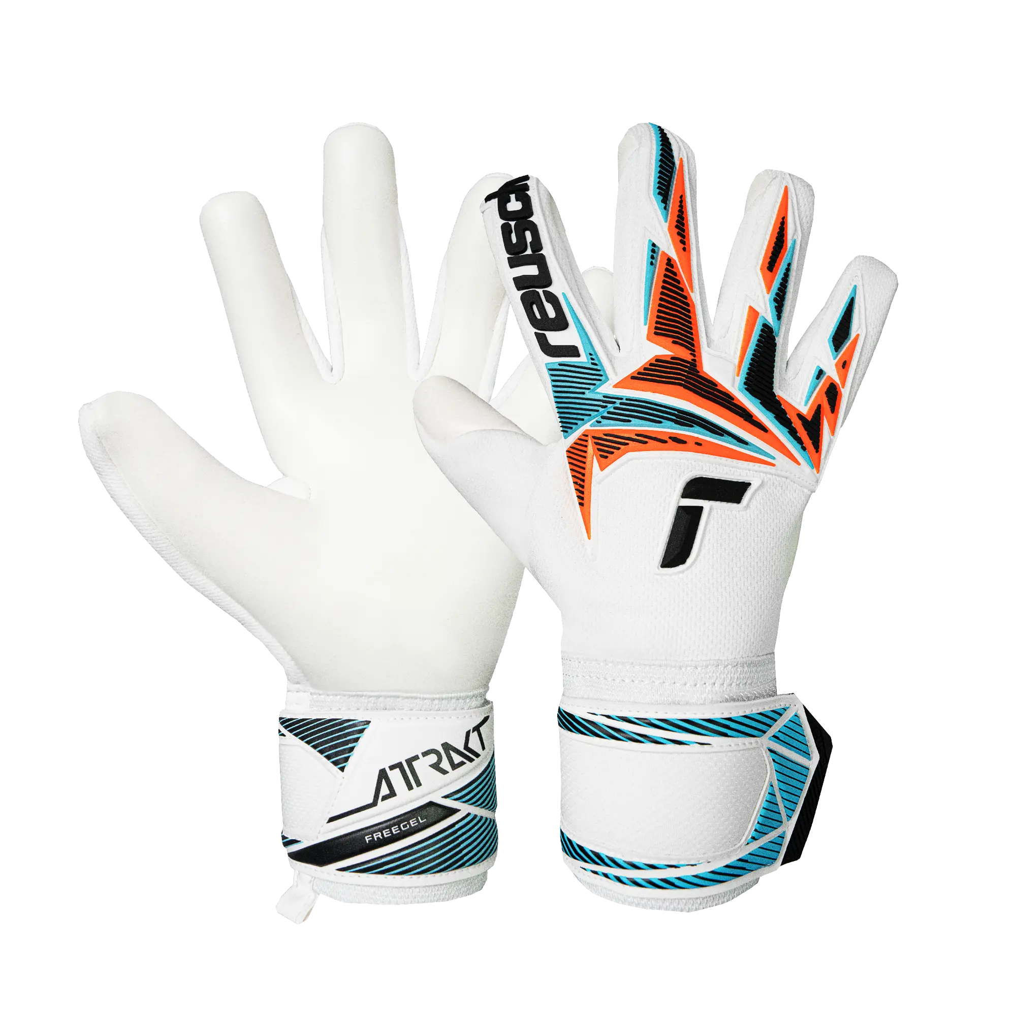 Reusch Attrakt Freegel Advance Soccer Goalie Gloves – Exclusive Colorway - Grip Advance Latex Soccer Goalie Gloves