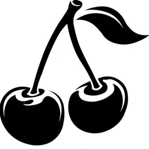 Cherries Decal Vinyl Car/Truck Window Decal