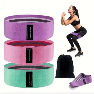 Set of 3 Booty Resistance Bands, Non-Slip Loop Exercise Bands for Glutes & Home Workouts