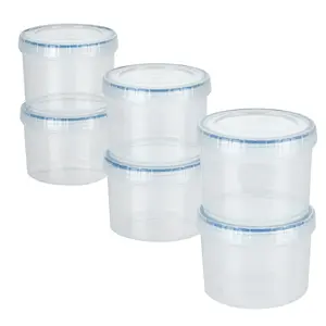 Easy Essentials Twist 6-Piece 12-Oz. Container Set