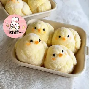 New Squishy Yellow Chick Squeeze Toy Lovely Hen Soft Fidget Toys Cute Fast Rebound Decompression Toy Birthday Anti-stress Gift