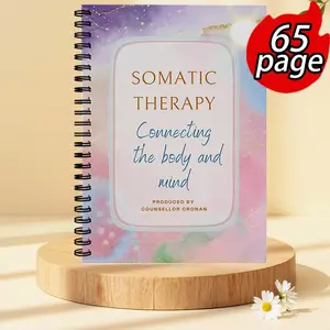 1pc Somatic Therapy Guide Bundle - Body-Based Healing Tools for Trauma Recovery, Emotional Regulation & Mind-Body Wellness - Ideal for Therapists & Self-Healing Spiral Bound Planner