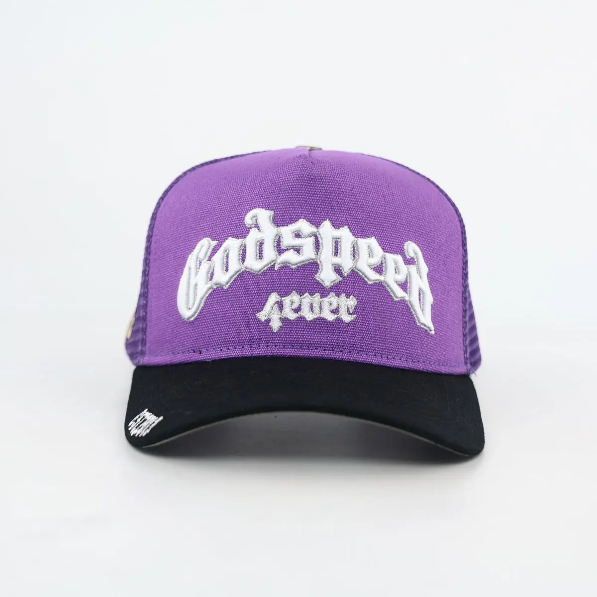 GODSPEED FOREVER TRUCKER HAT PURPLE/BLACK