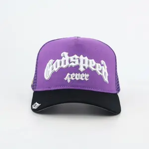 GODSPEED FOREVER TRUCKER HAT PURPLE/BLACK