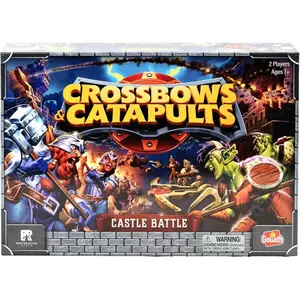Goliath Crossbows & Catapults Castle Battle | Game of Strategy | Build Your Castle & Destroy Your Opponent | 2 Players | Ages 7+