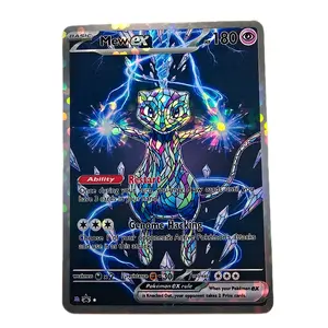 Mew ex Cosmic Space Distortion Psychic Energy Pokemon Display Card Standard Size English Back