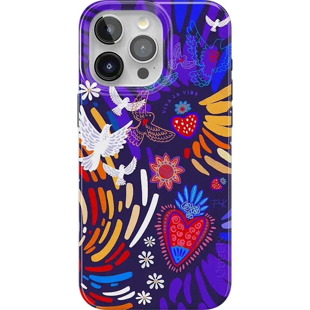 Casely iPhone 15 Pro Max Case | Viva La Vida | Frida Kahlo Collage | Compatible with MagSafe | Classic Ultra Thin Design